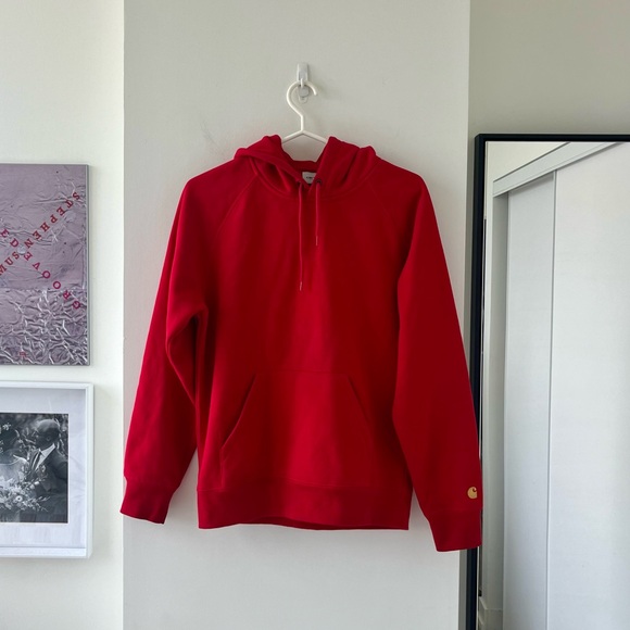 CARHARTT WIP HOODED CHASE SWEAT
Etna Red & Gold - Picture 6 of 11